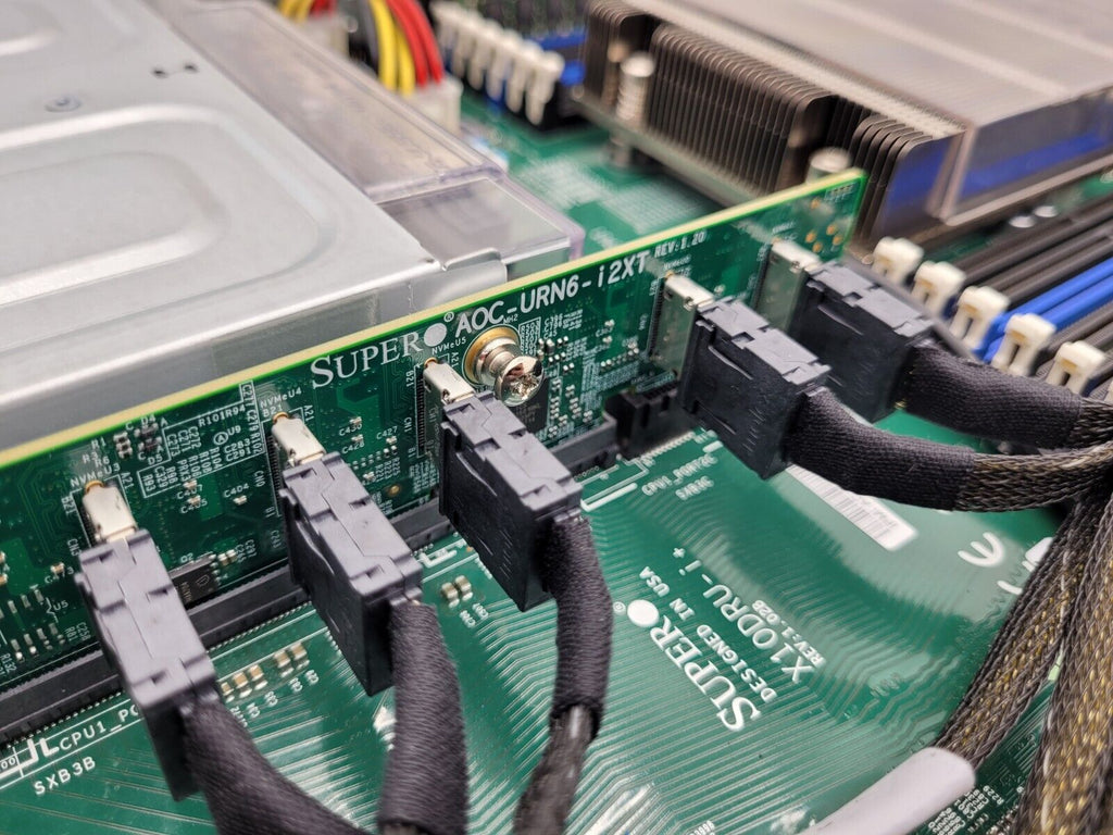 Supermicro 1U 10 Bay SFF X10DRU-i+ 10x NVMe 2x Intel E5-2620 V4 32GB 2133Mhz Ram