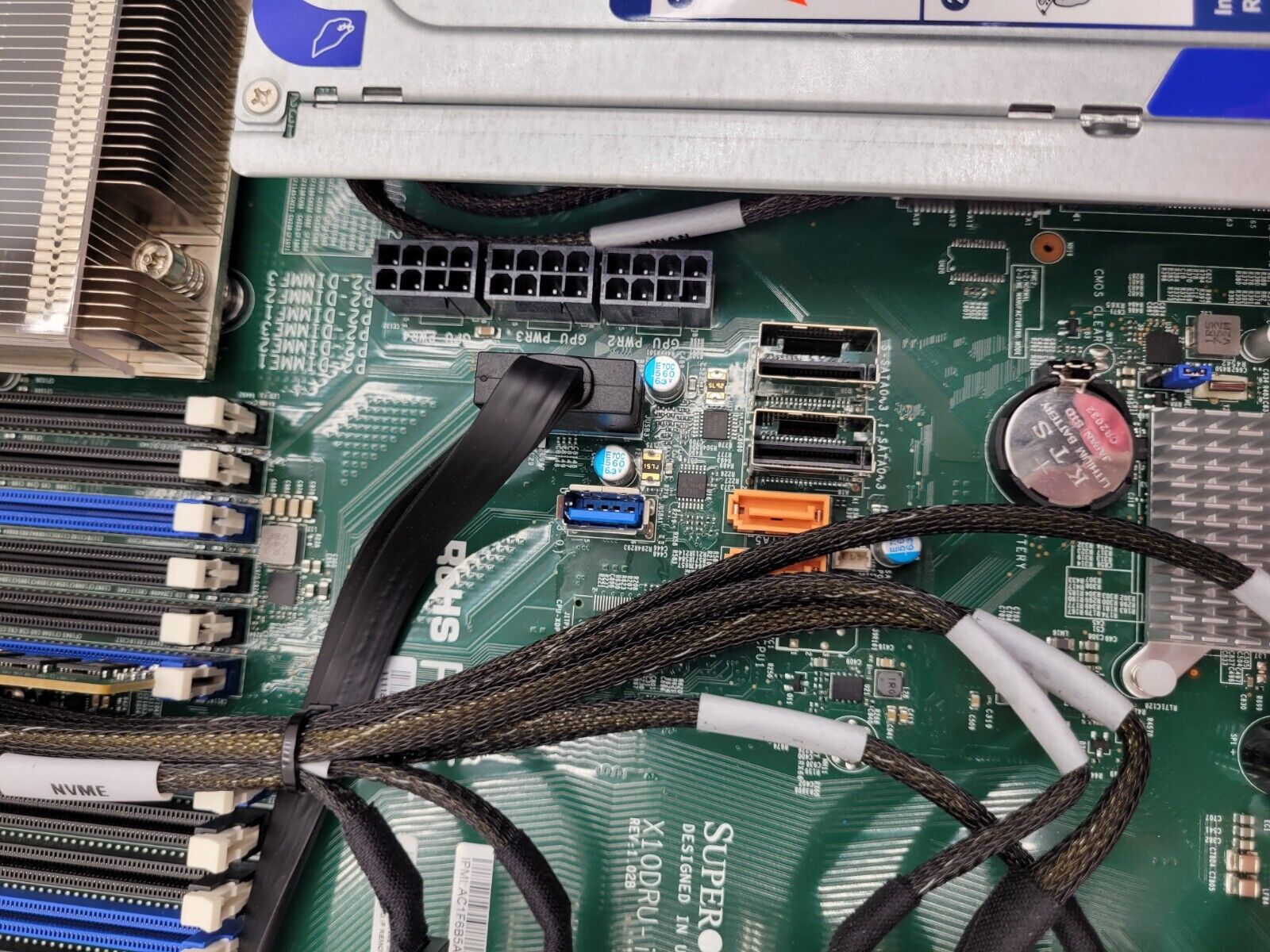 Supermicro 1U 10 Bay SFF X10DRU-i+ 10x NVMe 2x Intel E5-2620 V4 32GB 2133Mhz Ram