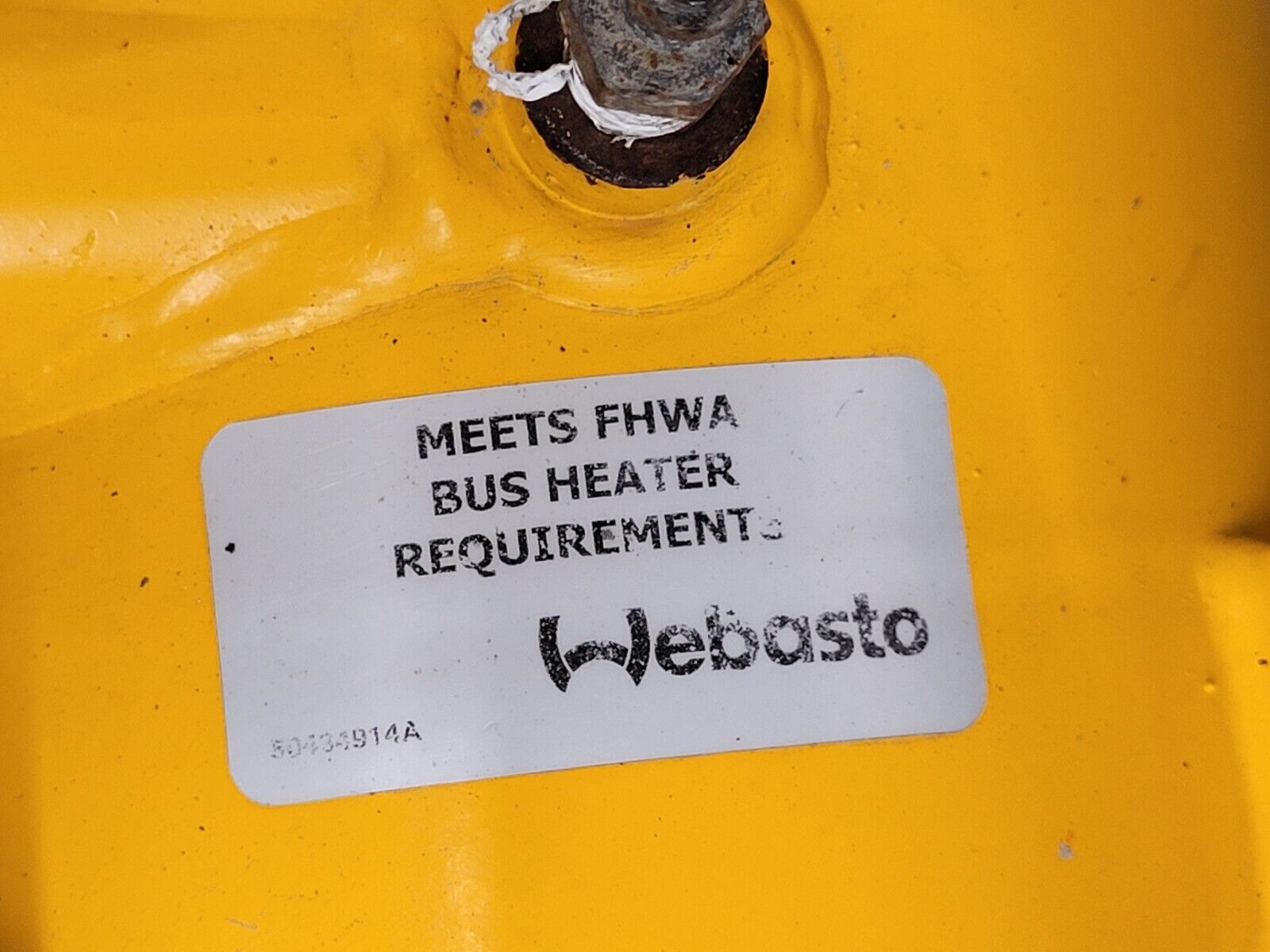 Webasto Arctic Fox DBW2010.80 Diesel Heater 13.2kW 12 Volt 60W With Cover B6