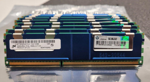 647654-081 GENUINE HP 32GB 4RX4 PC3L-10600L MEMORY FOR G8 647903-B21 Micron ECC