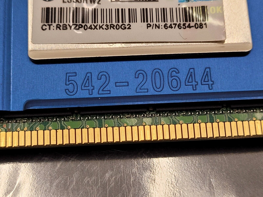 647654-081 GENUINE HP 32GB 4RX4 PC3L-10600L MEMORY FOR G8 647903-B21 Micron ECC