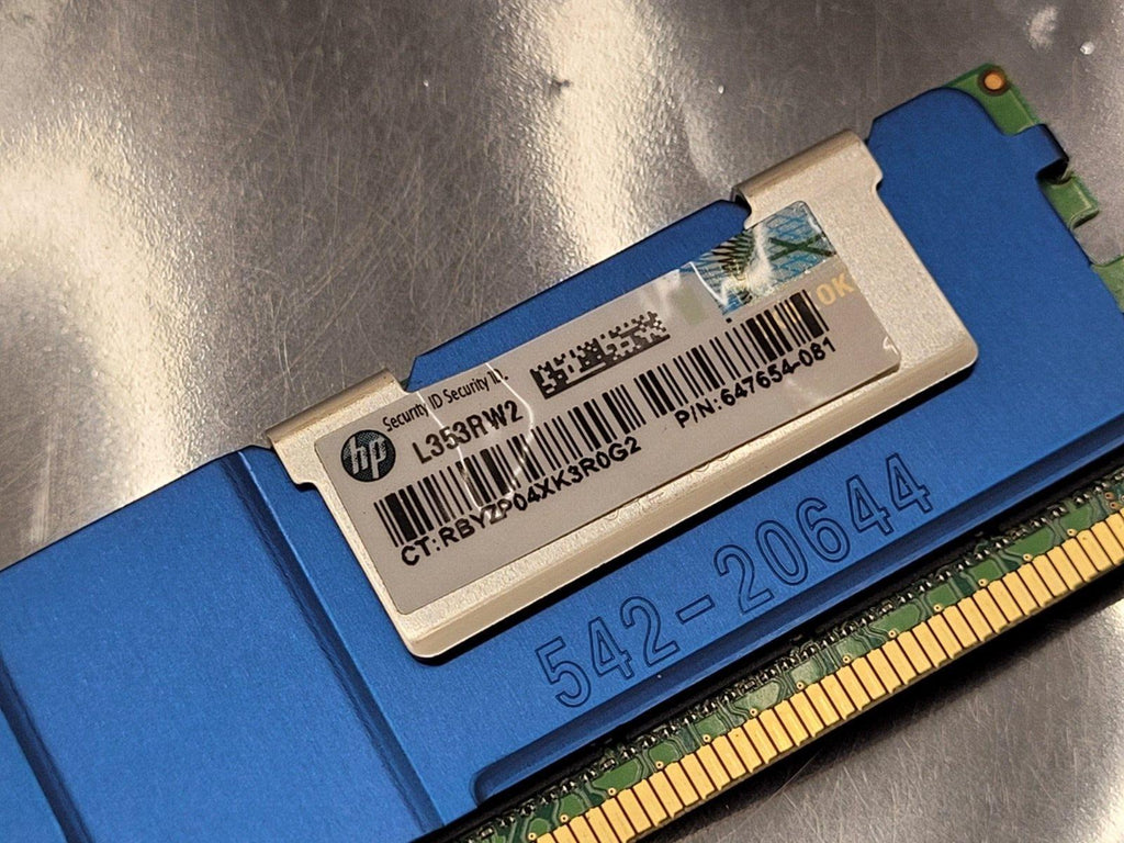 647654-081 GENUINE HP 32GB 4RX4 PC3L-10600L MEMORY FOR G8 647903-B21 Micron ECC