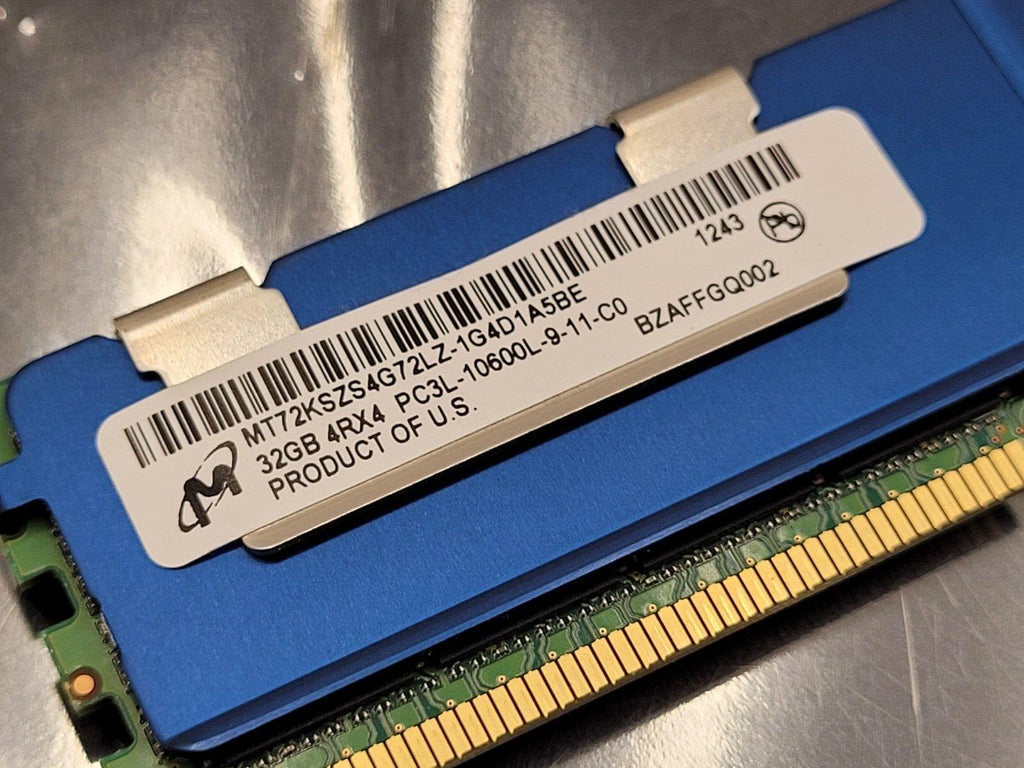647654-081 GENUINE HP 32GB 4RX4 PC3L-10600L MEMORY FOR G8 647903-B21 Micron ECC