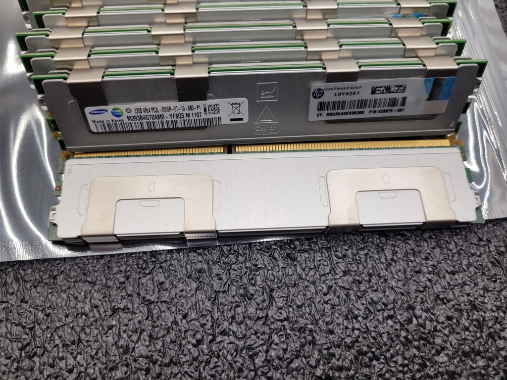Lot of 12x 32GB Sticks 628975-081 GENUINE HP 4RX4 PC3L-8500R MEMORY 384GB for G8