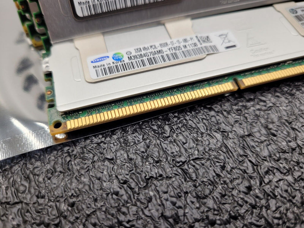 Lot of 12x 32GB Sticks 628975-081 GENUINE HP 4RX4 PC3L-8500R MEMORY 384GB for G8