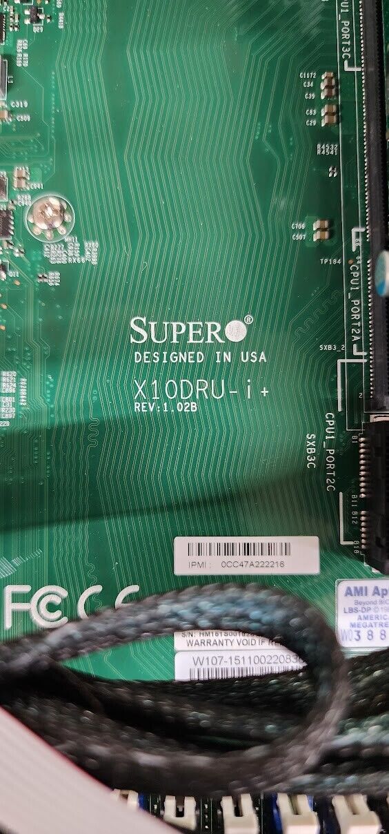 Supermicro 2U 24 Bay SFF X10DRU-i+ 24x NVMe 2x Intel E5-2660 V3 80GB 2133Mhz Ram