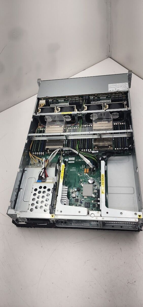 Supermicro 2U 24 Bay SFF X10DRU-i+ 24x NVMe 2x Intel E5-2660 V3 80GB 2133Mhz Ram