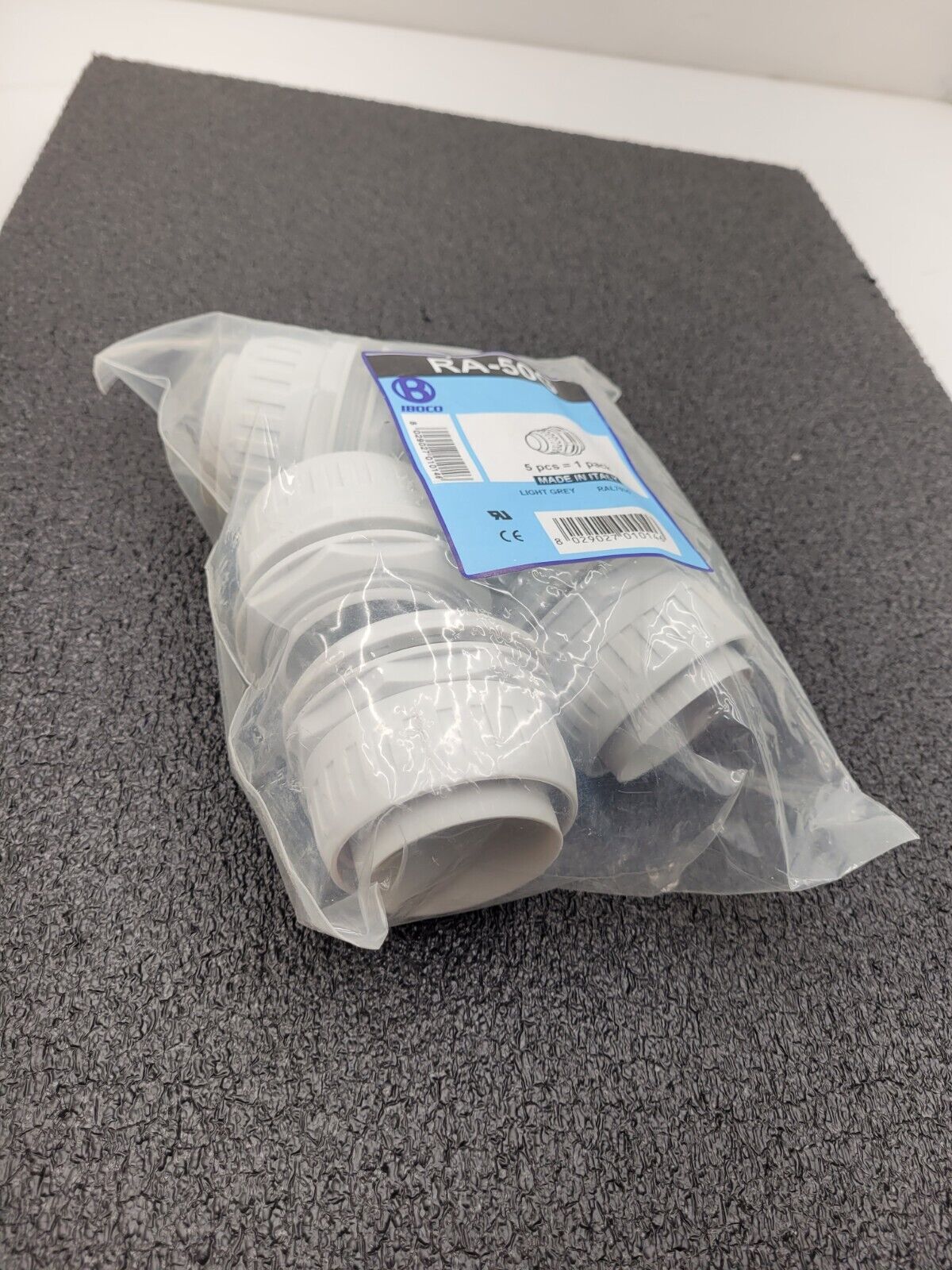 IBOCO RA-50G 5 Pack Light Grey 2" Flexible Conduit Liquid Tight Enclosure Relief