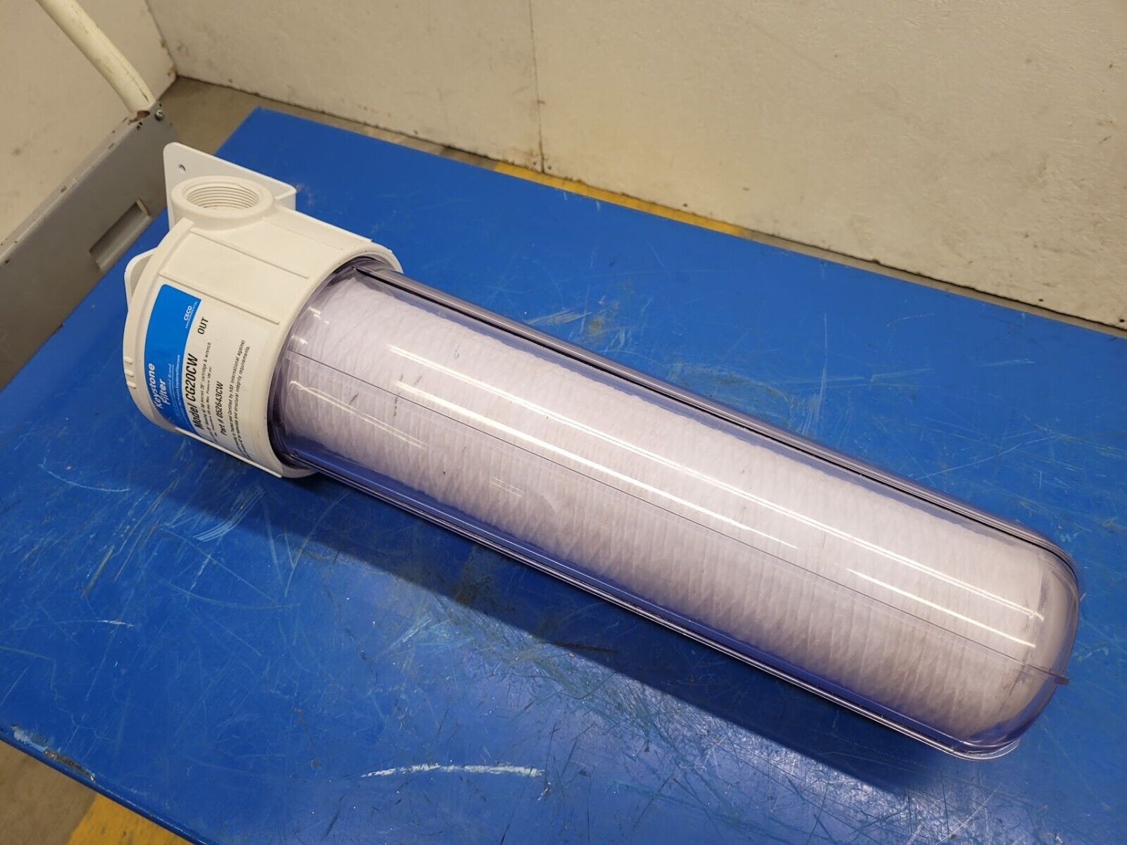 KEYSTONE Filters Pleating 052643CW CG20CW 20" Giant Clear Filter Housing PP Head