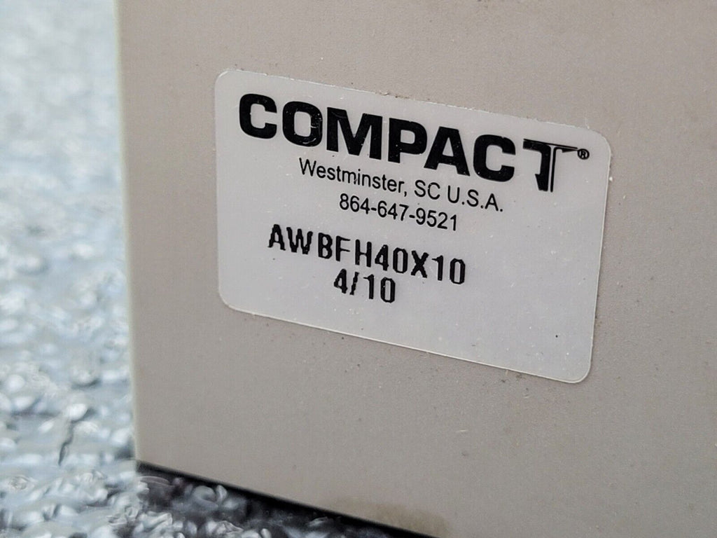 Compact Dual Acting 10mm Stroke 16mm Piston 40mm Bore Pneumatic Cylinder