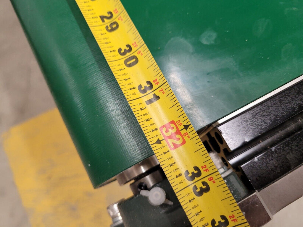 Custom Flat Belt Oriental Motor Driven Conveyor 32" wide 45" Long Extruded Frame