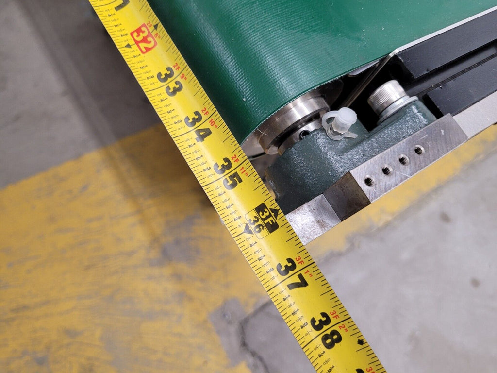 Custom Flat Belt Oriental Motor Driven Conveyor 32" wide 45" Long Extruded Frame