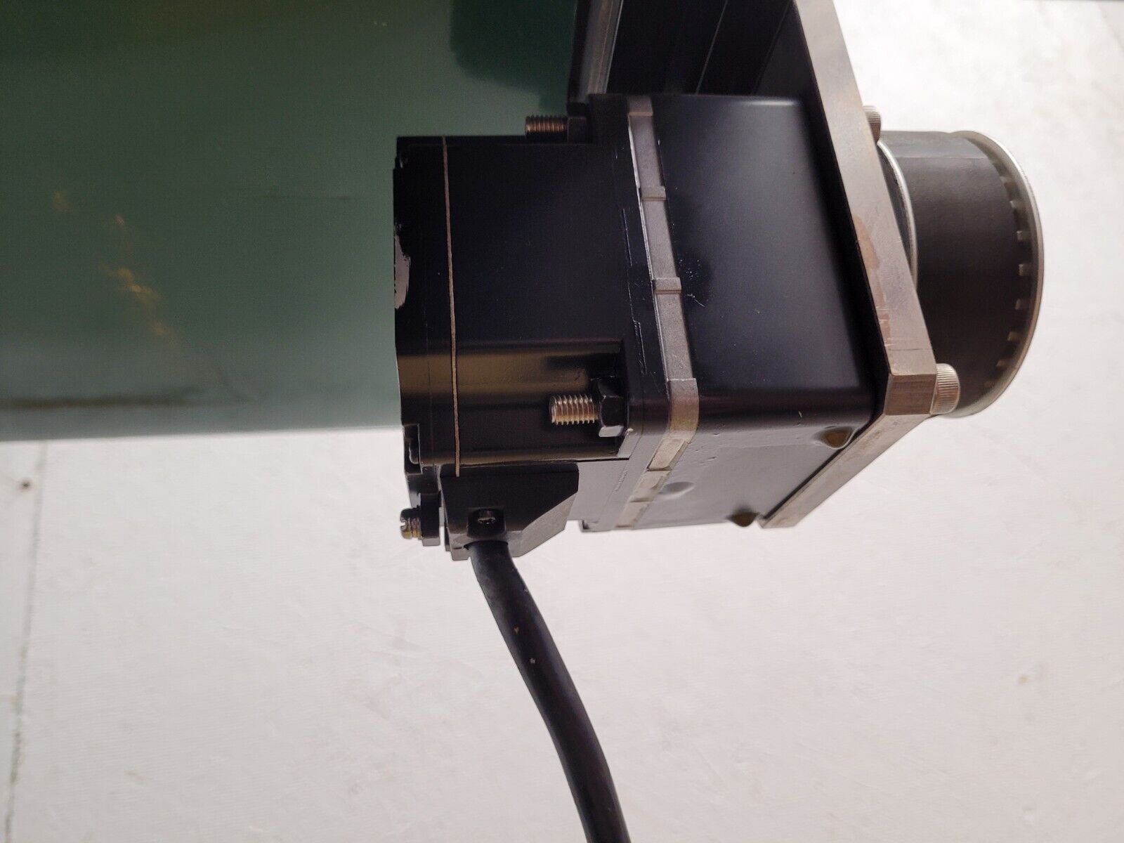 Custom Flat Belt Oriental Motor Driven Conveyor 32" wide 45" Long Extruded Frame