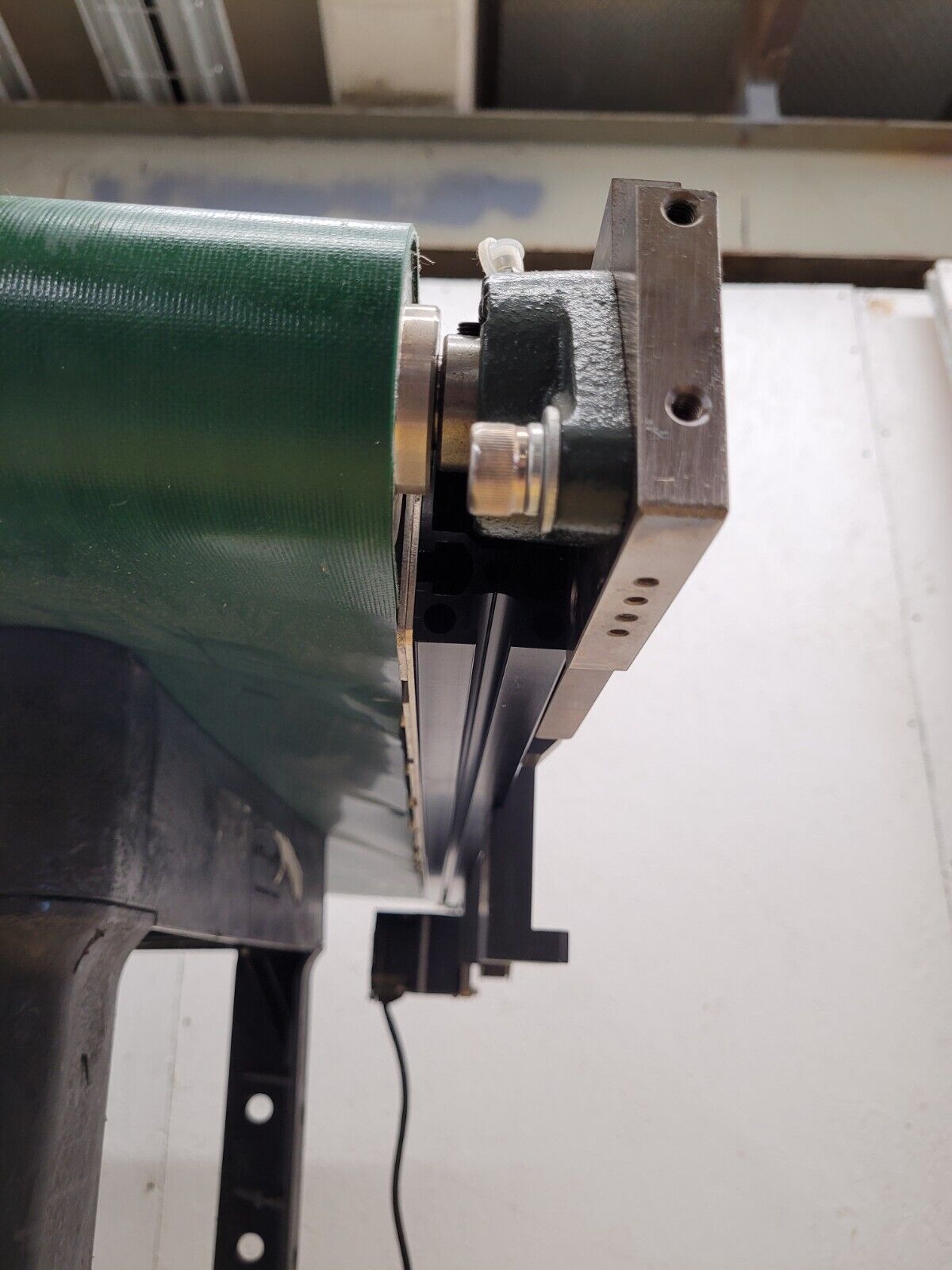 Custom Flat Belt Oriental Motor Driven Conveyor 32" wide 45" Long Extruded Frame