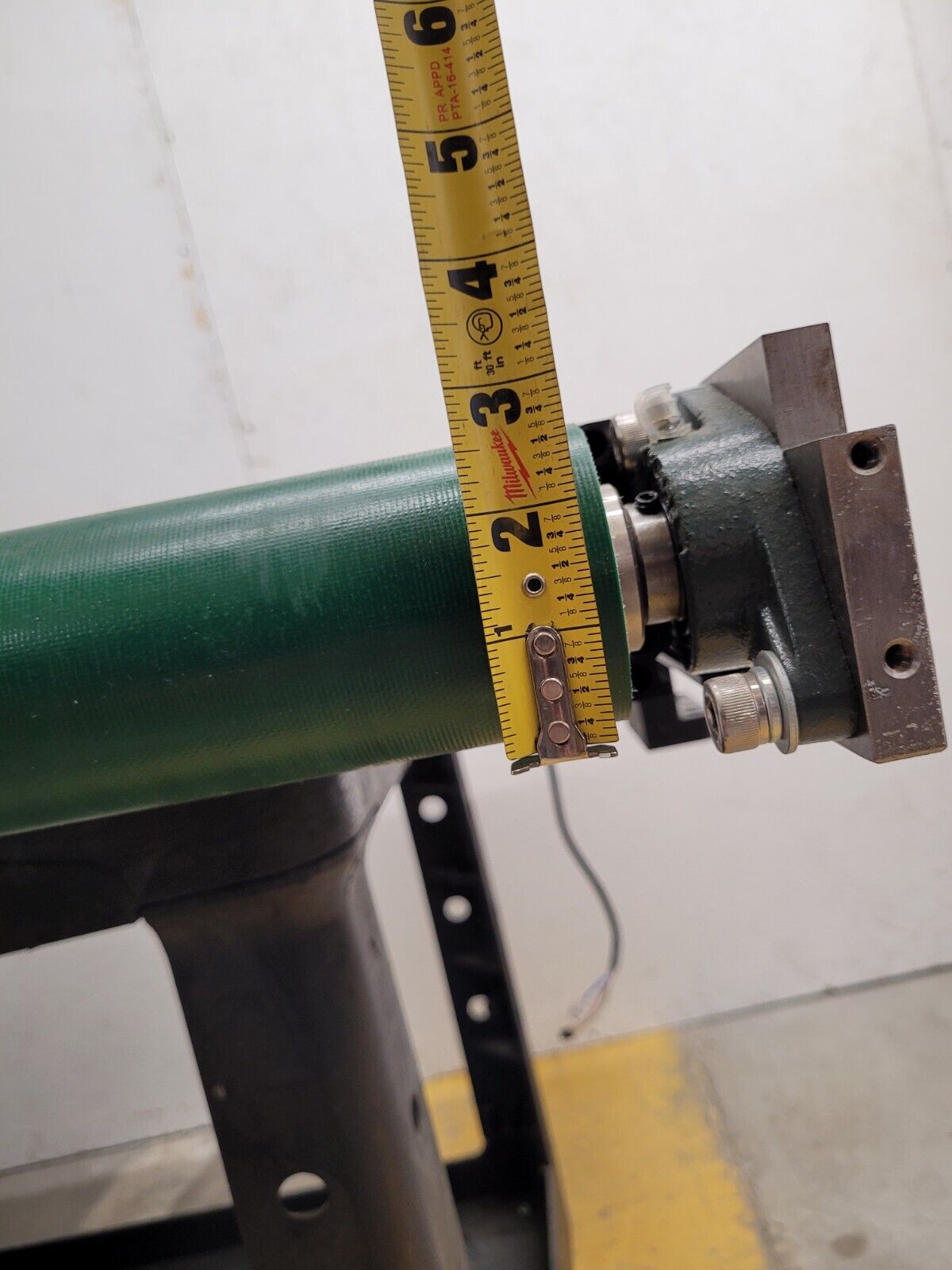 Custom Flat Belt Oriental Motor Driven Conveyor 32" wide 45" Long Extruded Frame