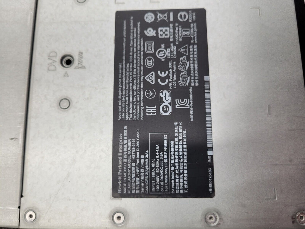 HP ProLiant DL360 Gen10 1U Server 4 BAY 3.5" 2x Xeon Gold 5220R 384GB RAM