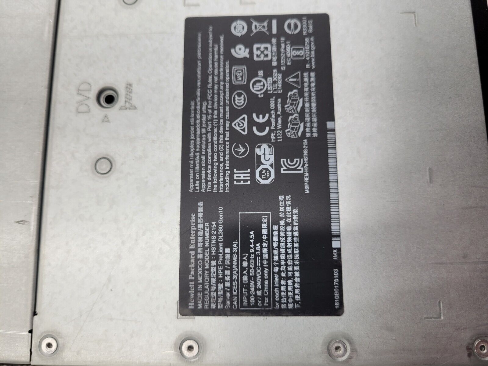 HP ProLiant DL360 Gen10 1U Server 4 BAY 3.5" 2x Xeon Gold 5220R 384GB RAM