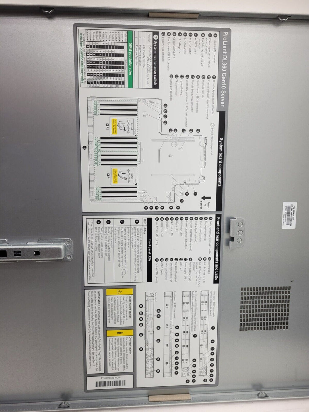 HP ProLiant DL360 Gen10 1U Server 4 BAY 3.5" 2x Xeon Gold 5220R 384GB RAM