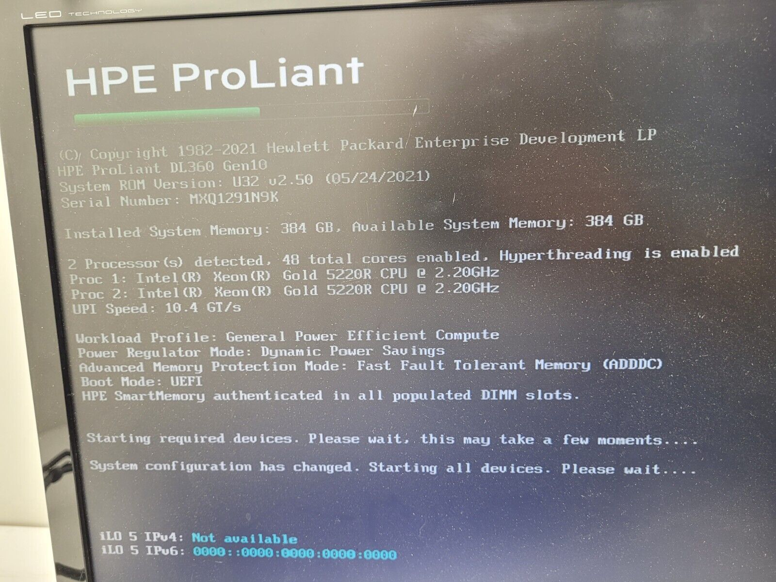 HP ProLiant DL360 Gen10 1U Server 4 BAY 3.5" 2x Xeon Gold 5220R 384GB RAM