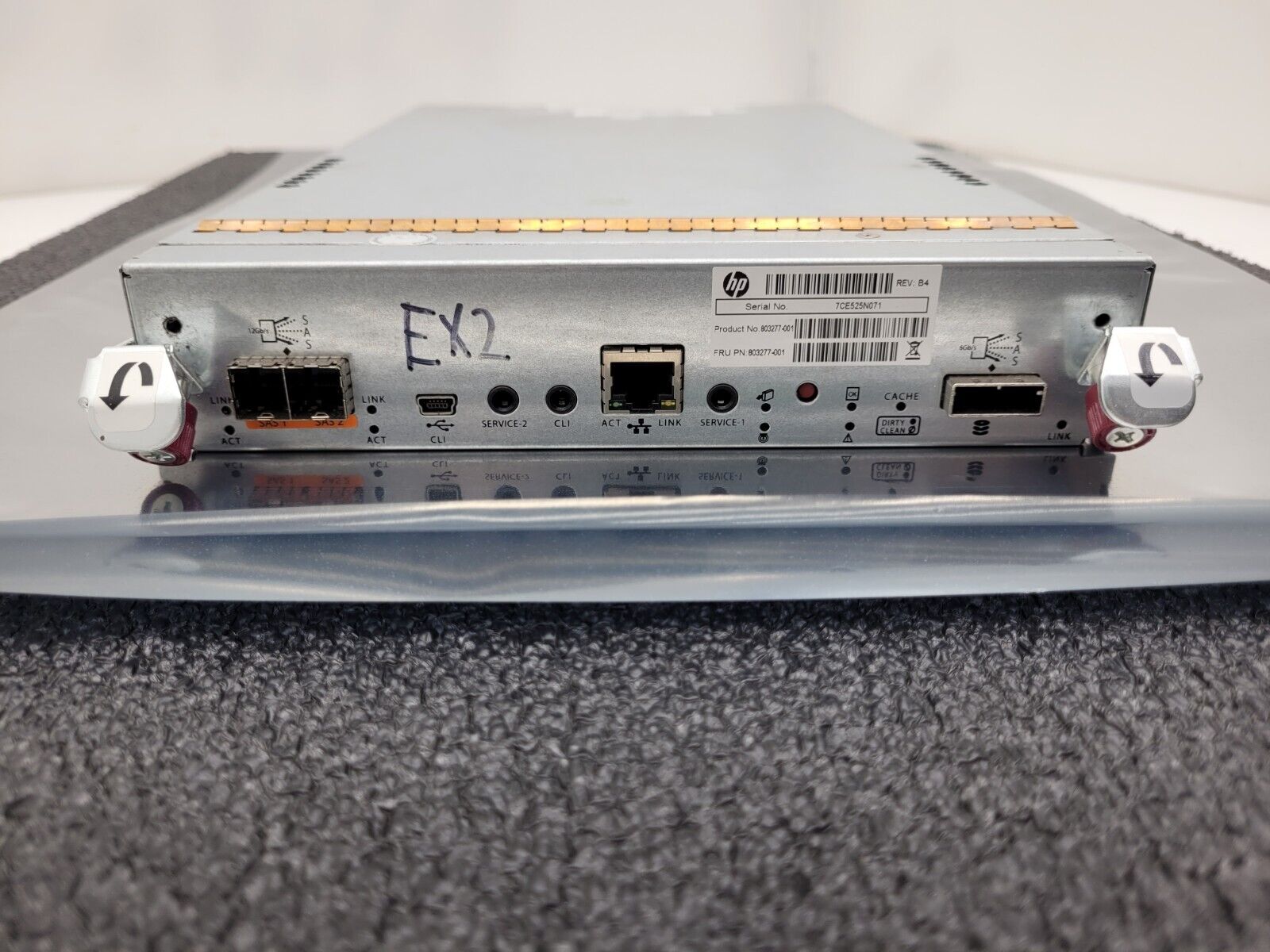 Lot of 2x Disk Shelf Storage Array Controller 12Gb SAS SPS-MSA 1050 803277-001