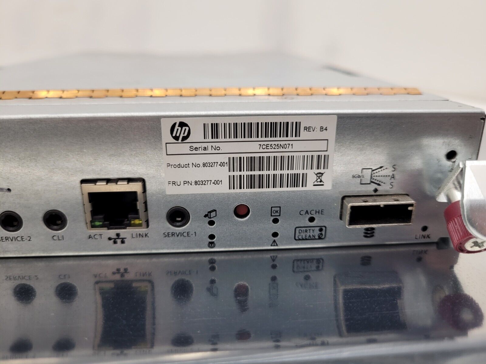Lot of 2x Disk Shelf Storage Array Controller 12Gb SAS SPS-MSA 1050 803277-001