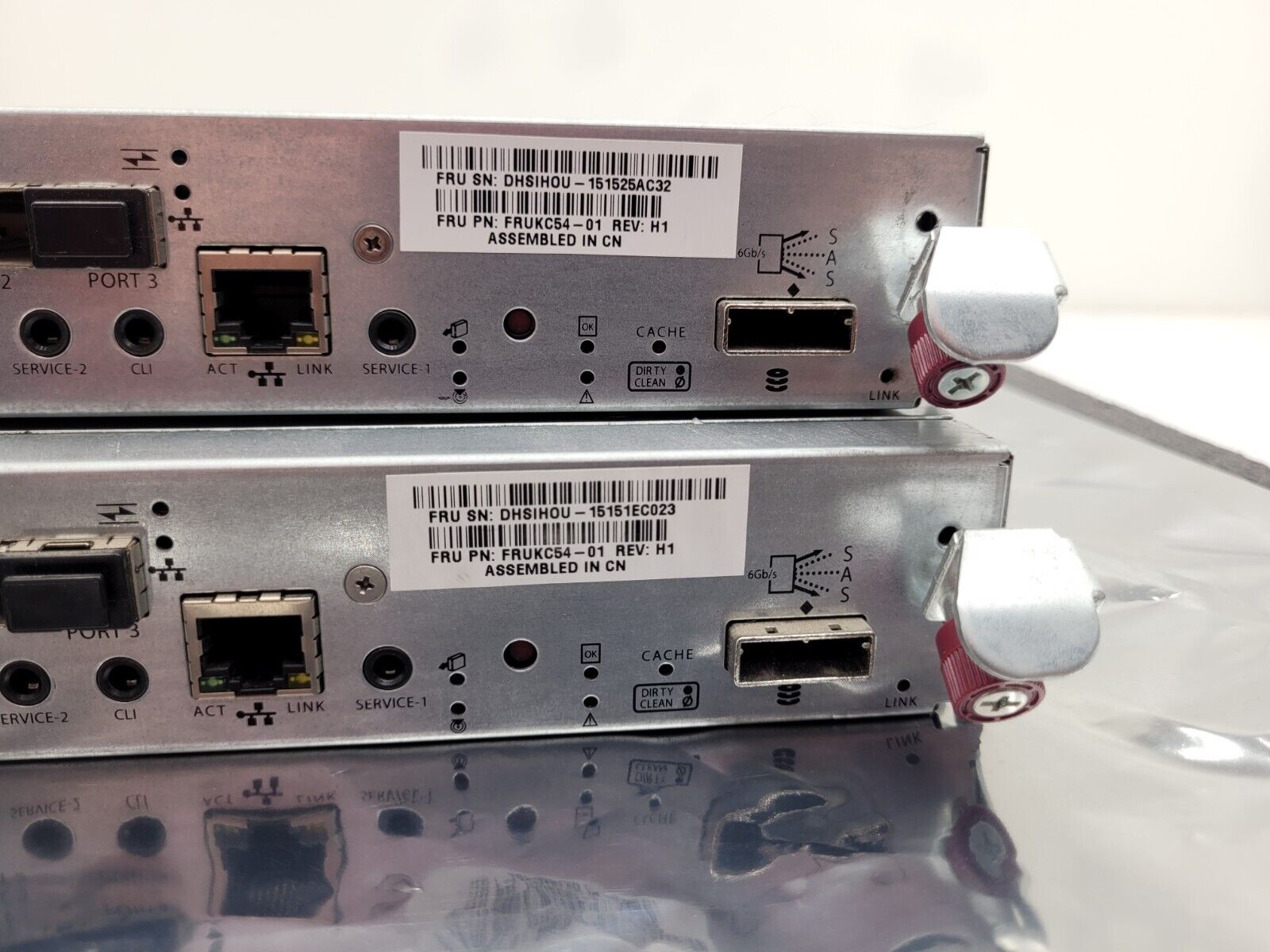 Lot of 2x HP DotHill Storage Array Controller 2x FC 6Gb/s SAS 81-00000078-00-08