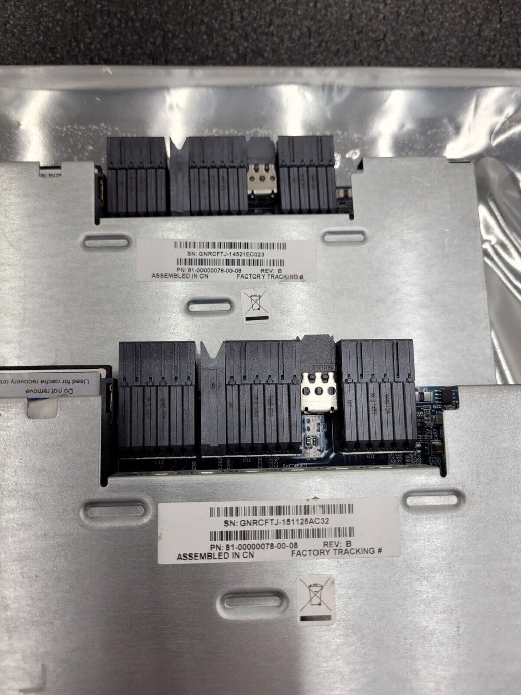 Lot of 2x HP DotHill Storage Array Controller 2x FC 6Gb/s SAS 81-00000078-00-08