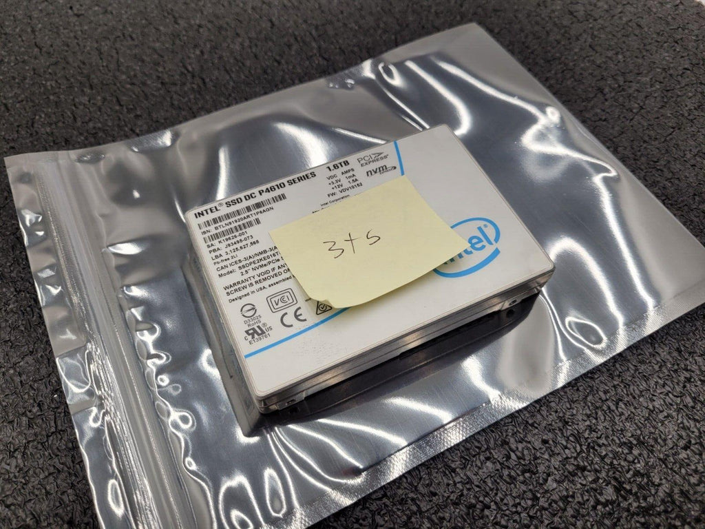 98-99% Health INTEL DC P4610 1.6TB PCIe NVMe U.2 2.5'' SSD SSDPE2KE016T8