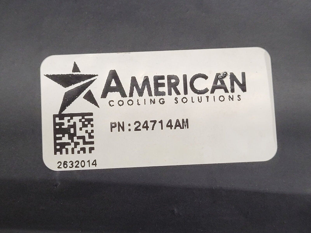 American Cooling Systems Hydraulic Oil Cooler Radiator 24714AM Damaged Mounts G