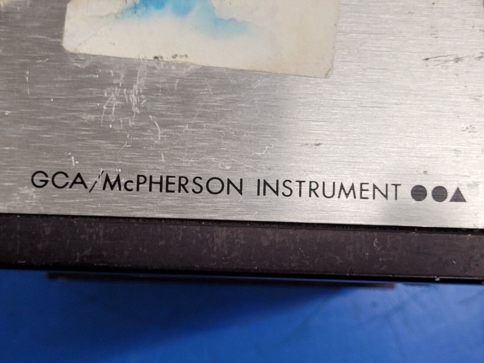GCA McPherson Instrument Tungsten Deutrium Light Source EU-701-50 w/ Filters