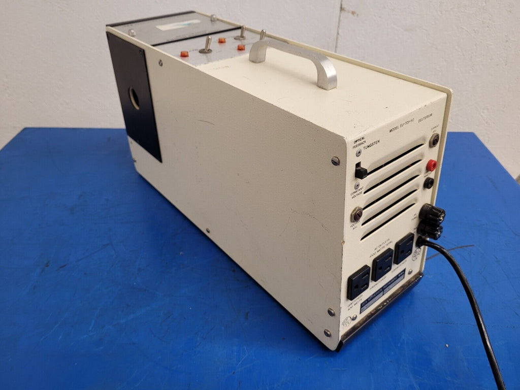 GCA McPherson Instrument Tungsten Deutrium Light Source EU-701-50 w/ Filters