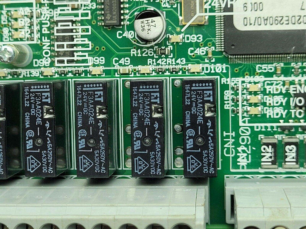 Polymac Akron 440 Controller PE290 CNC Edge Bander I/O Sensor Relay Board