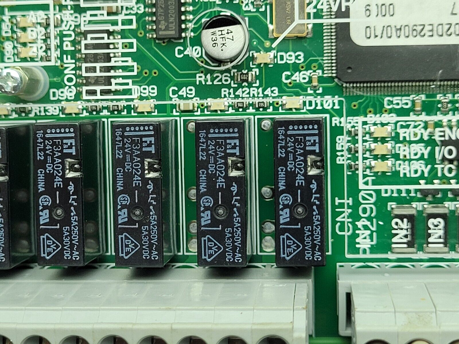 Polymac Akron 440 Controller PE290 CNC Edge Bander I/O Sensor Relay Board