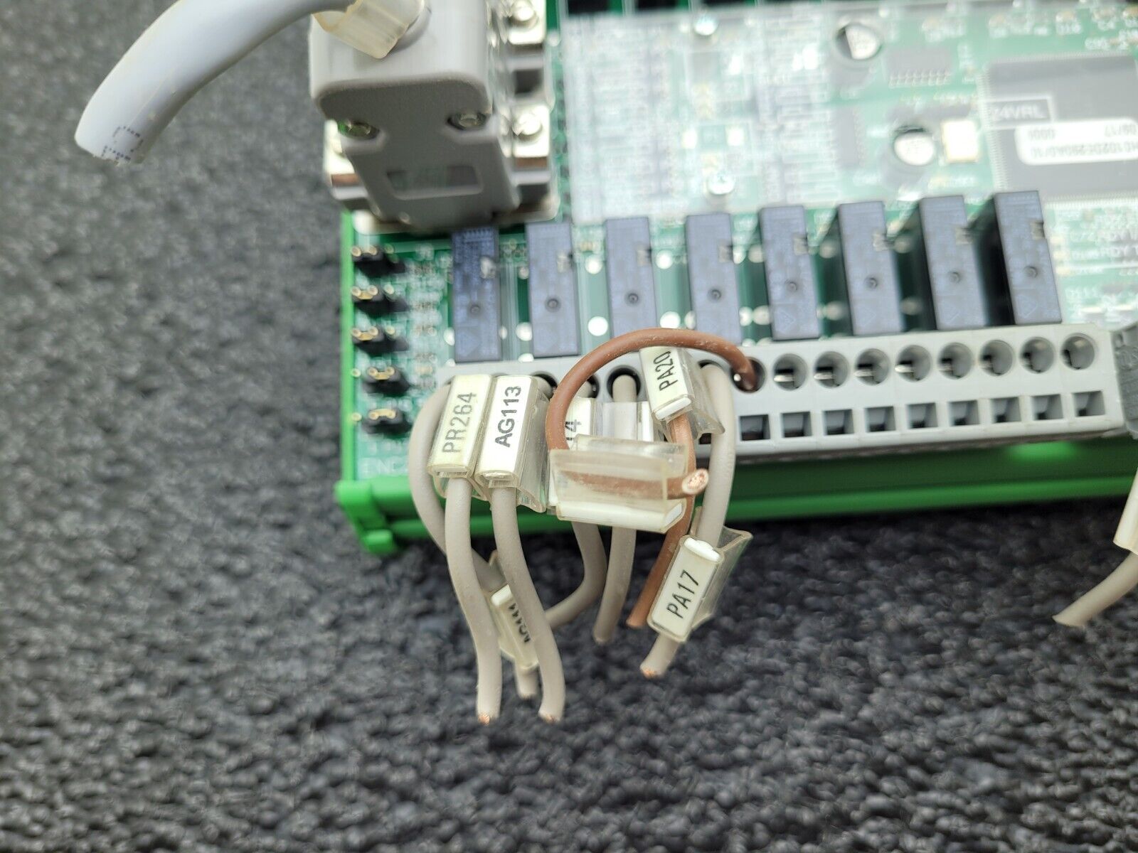 Polymac Akron 440 Controller PE290 CNC Edge Bander I/O Sensor Relay Board