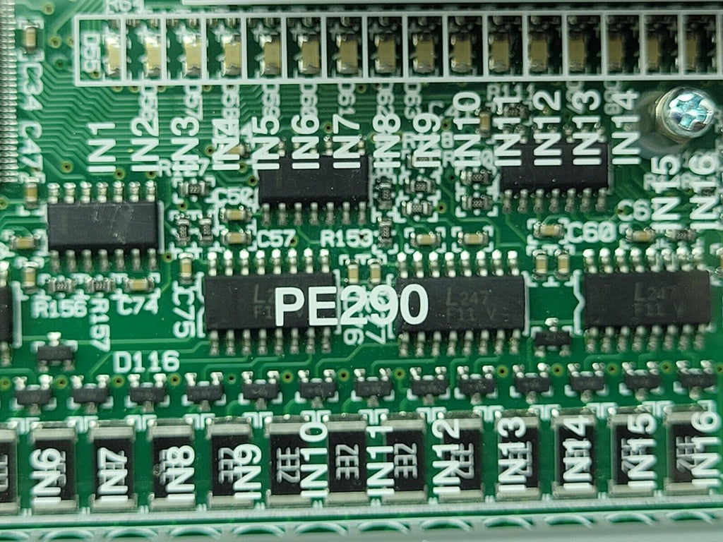 Polymac Akron 440 Controller PE290 CNC Edge Bander I/O Sensor Relay Board