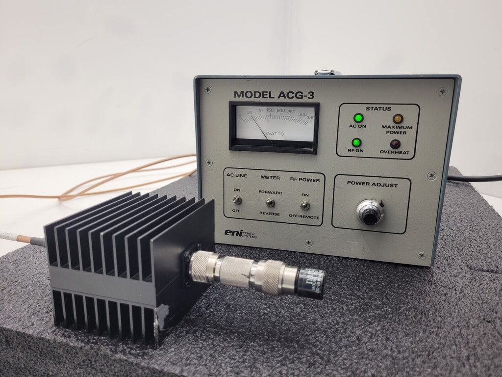 ENI ACG-3 13.56MHz RF Generator Microwave Power Source Sputtering Coating 350W