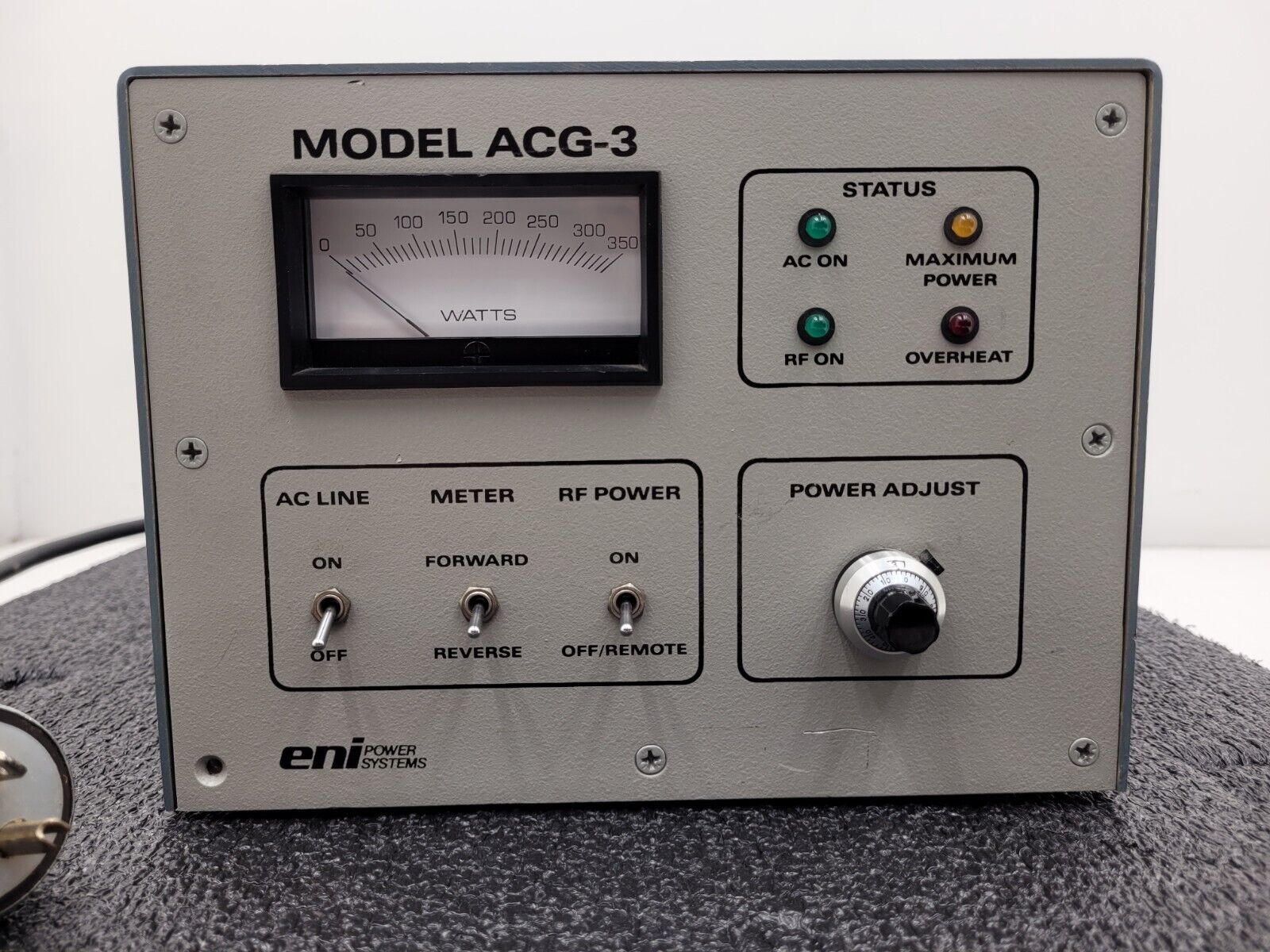 ENI ACG-3 13.56MHz RF Generator Microwave Power Source Sputtering Coating 350W