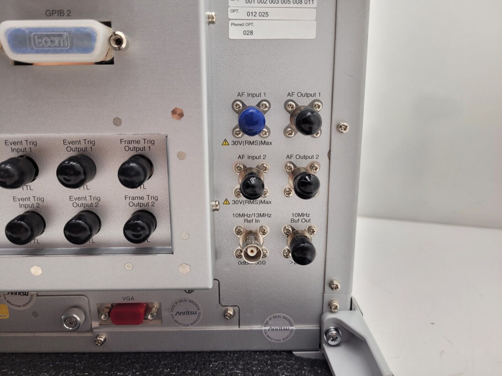 Anritsu MT8821C Wireless Radio Communication Analyzer LTE UE OTA Loaded 6GHz