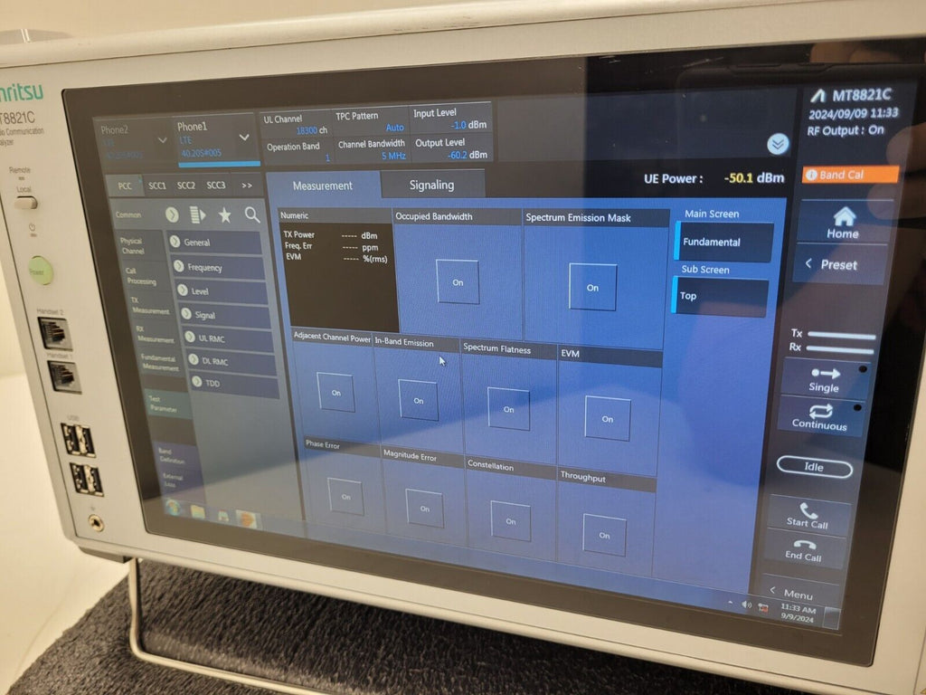 Anritsu MT8821C Wireless Radio Communication Analyzer LTE UE OTA Loaded 6GHz