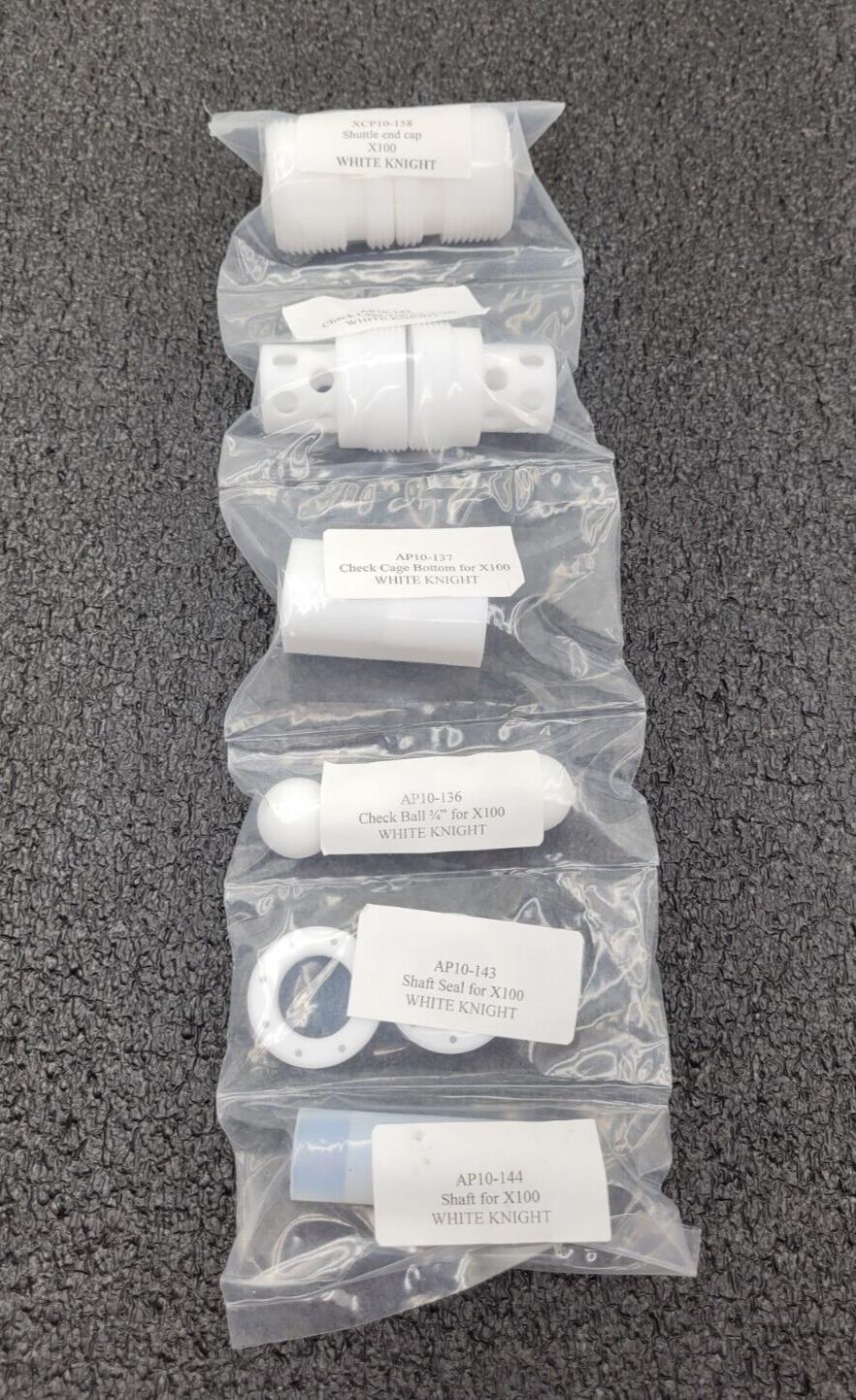 White Knight X100 Pneumatic Air Operated High Purity Diaphragm Pump Rebuild Kit