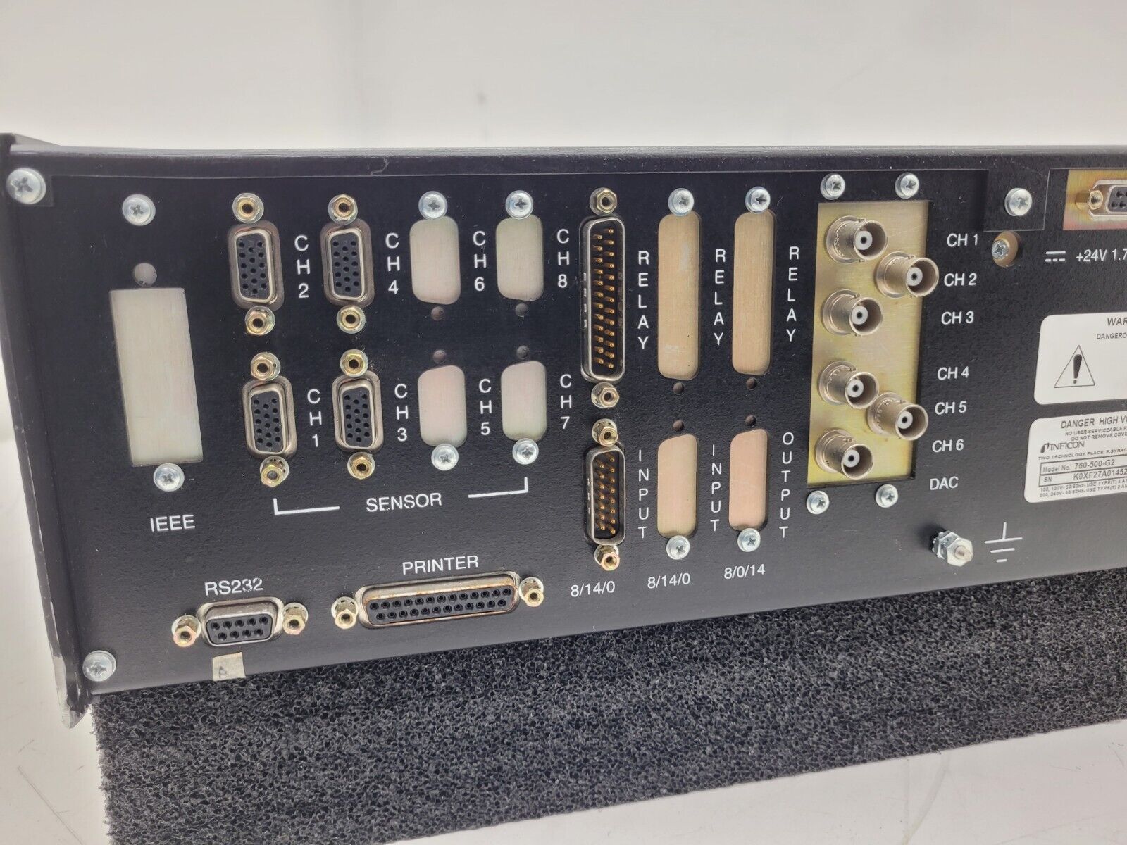 Inficon IC5 Deposition Controller IC/5 Model 760-500-G2 2x Sensor Boards A1