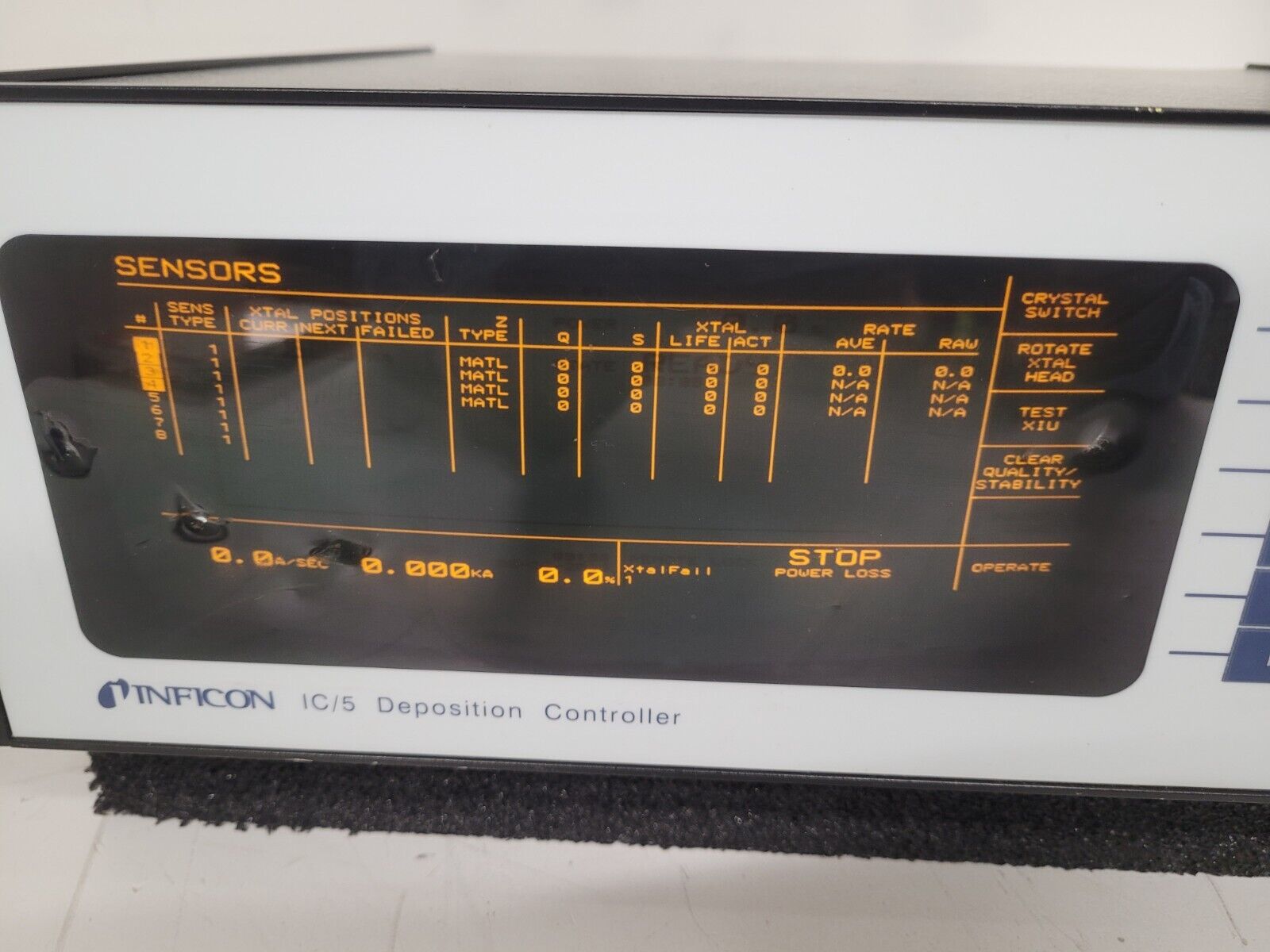 Inficon IC5 Deposition Controller IC/5 Model 760-500-G2 2x Sensor Boards A1