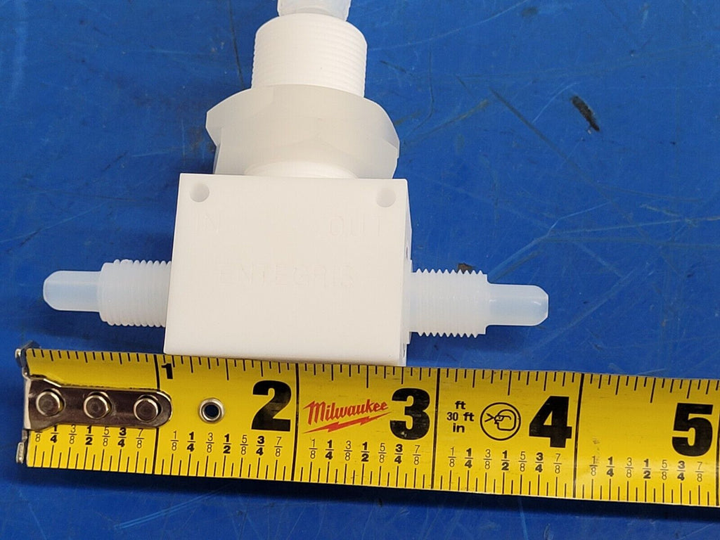 2x Entegris Fluoroware NV410-04F-1  Manual Regulator Valve 1/4" Flaretek Fitting