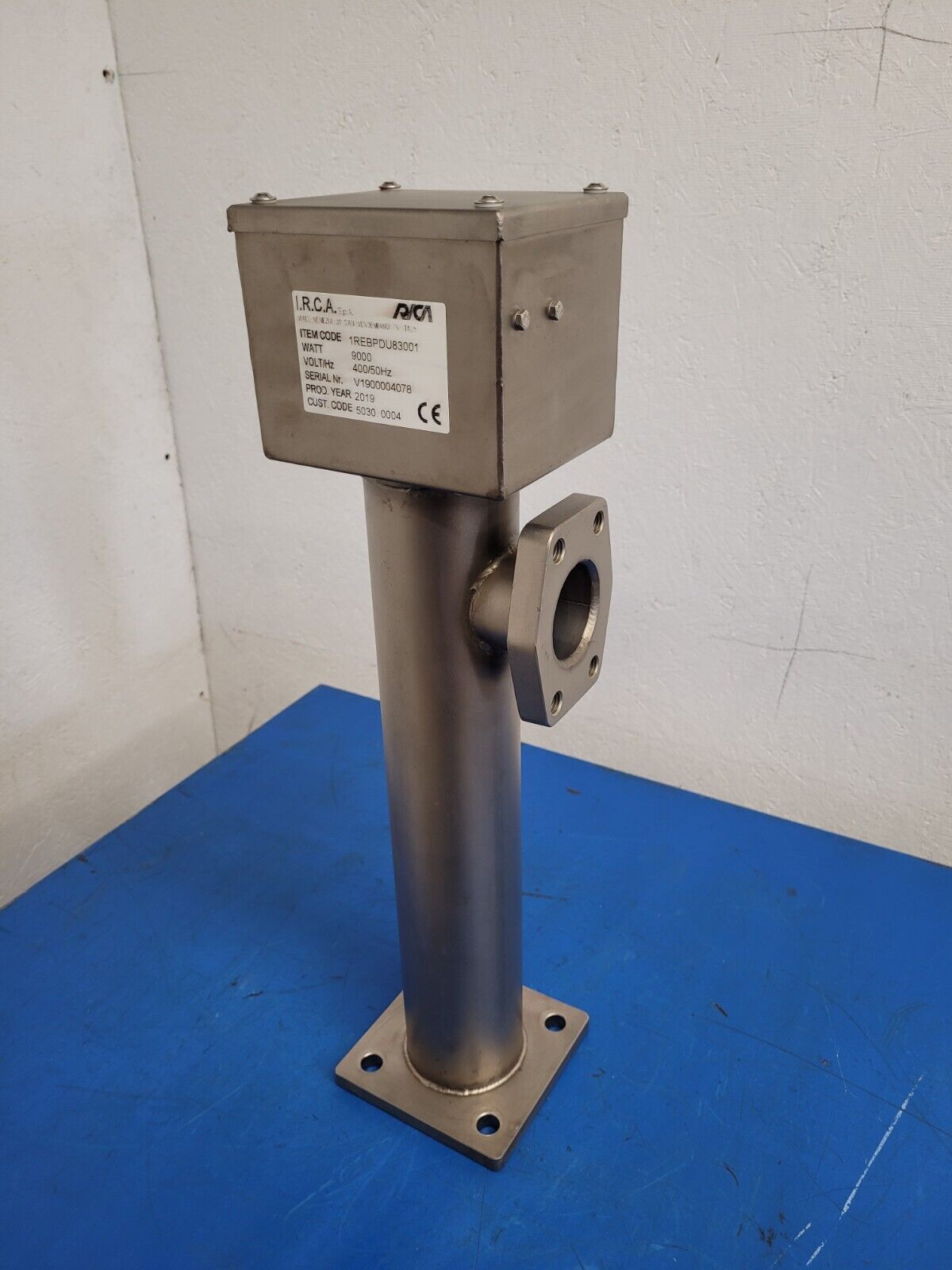 IRCA Inline 9kW 16" Liquid Heater 400V 50Hz From 2019  1REBPDU83001 Unused