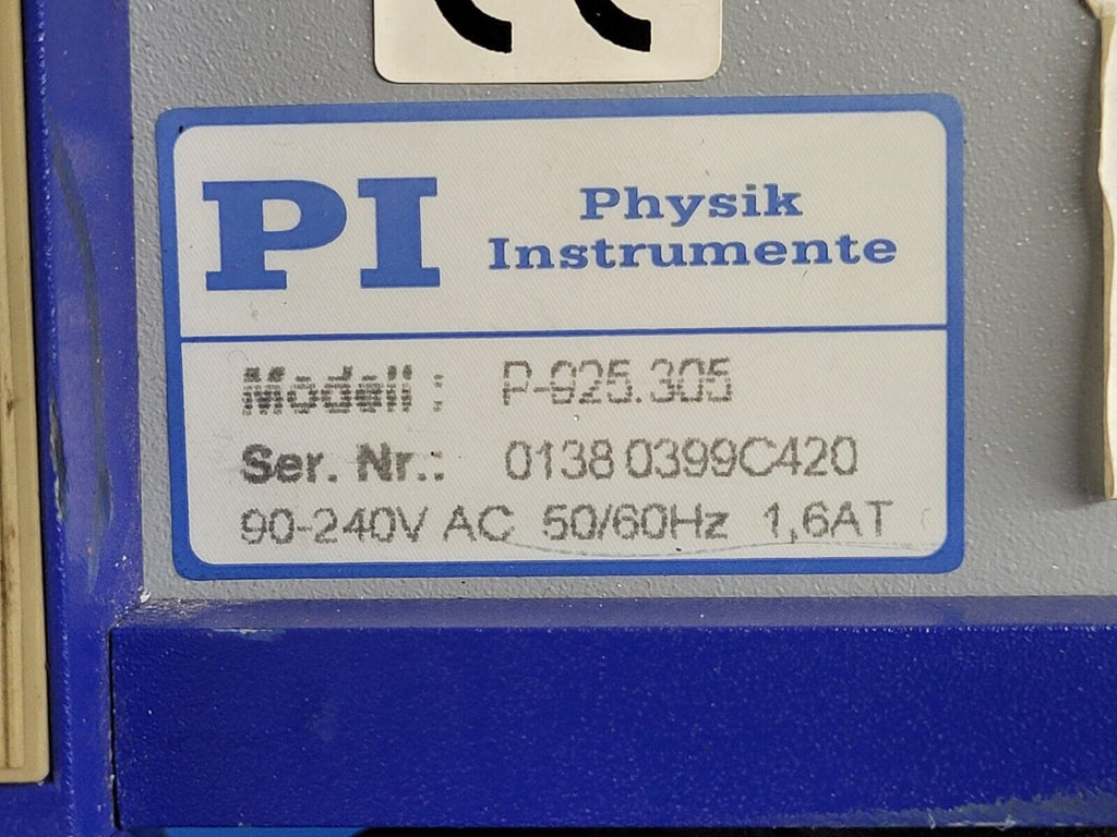 PI Physik Instrumente Zygo NewView Interferometer PIFOC Servo Controller