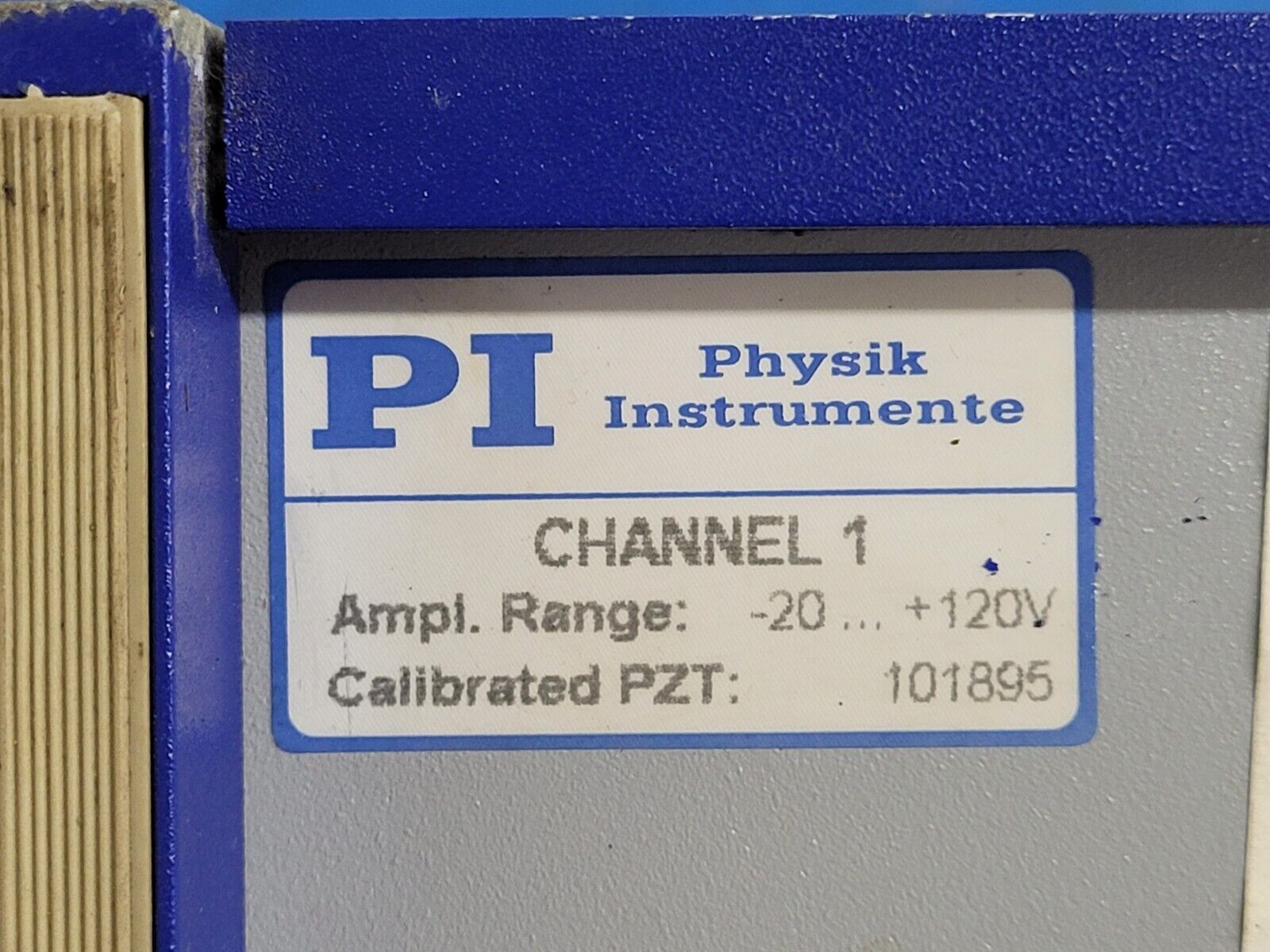 PI Physik Instrumente Zygo NewView Interferometer PIFOC Servo Controller