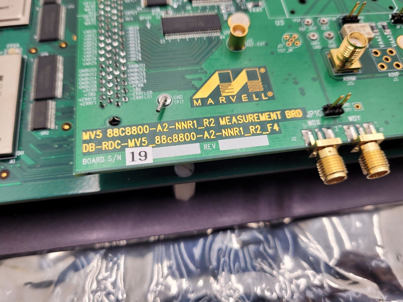 Marvell MV5 Motherboard w/ daughter boards Vertex II Pro XC2VP50 88C8800-A2