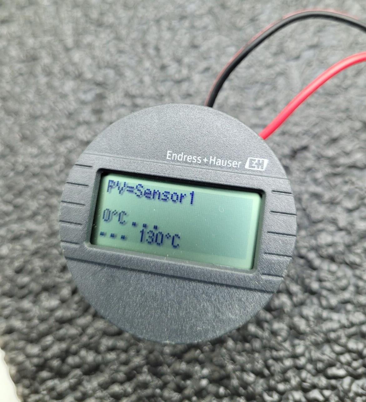 Endress & Hauser TID10-A1 iTemp Temp Sensor Display TID-1009/0 Tested Working