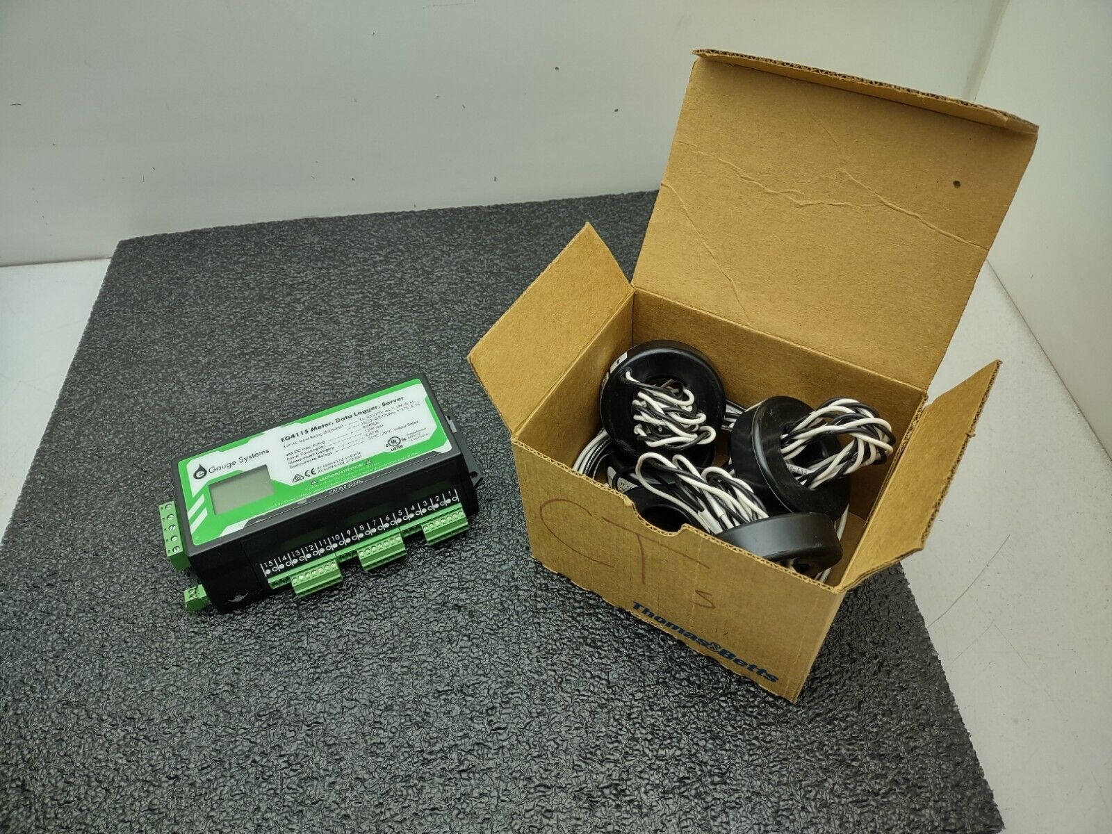 E Gauge Onset EG4115 Energy Meter Web Server Data Logger 6x Current Transfomers