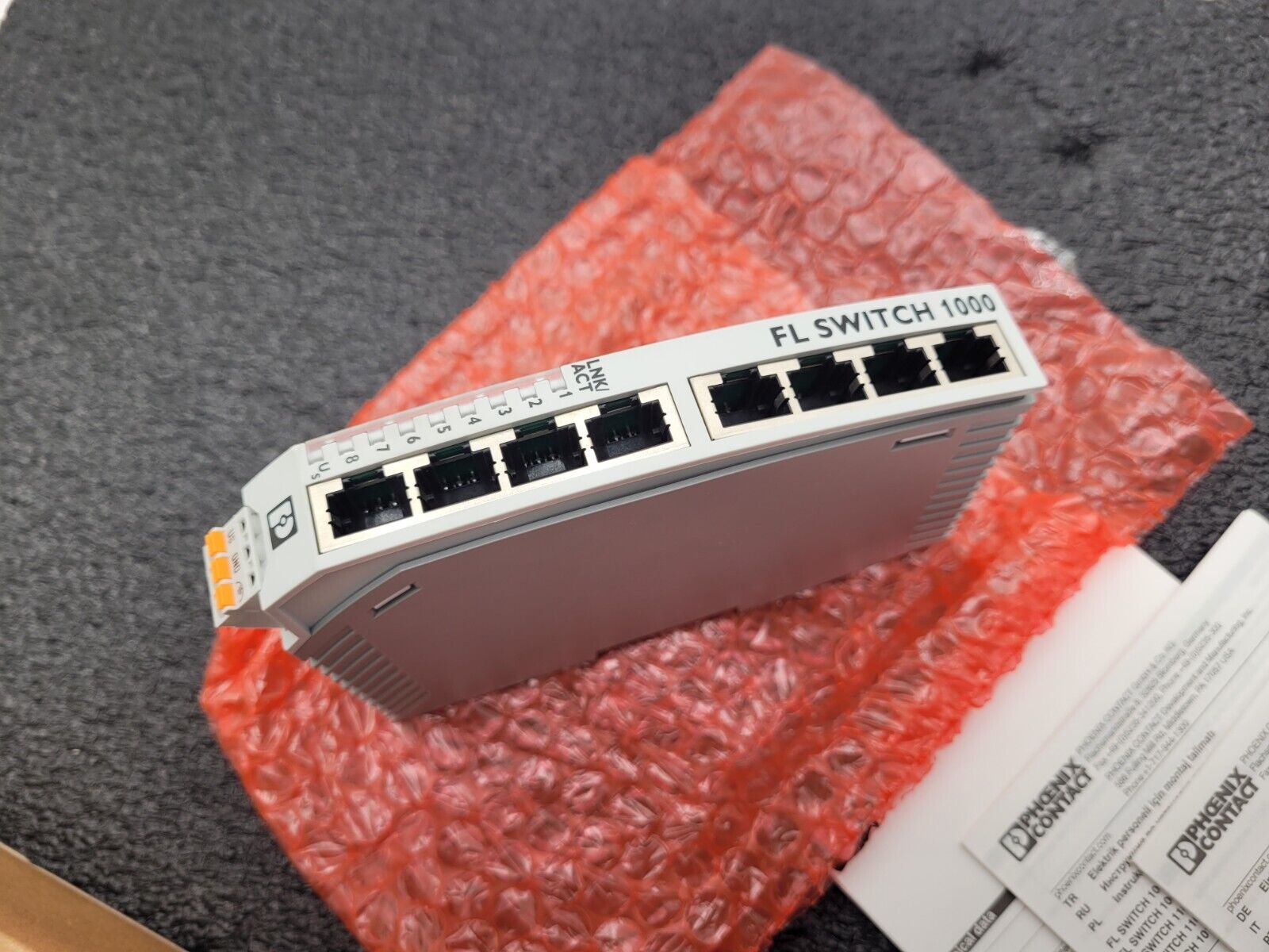 Phoenix Contact 1085256 FL SWITCH 1008N module 8 Port Din Rail Ethernet Switch